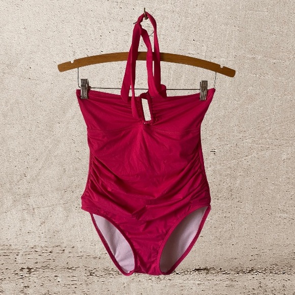 Ralph Lauren Swim Lauren Ralph Lauren Hot Pink One Piece Bathing